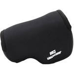 MegaGear Ultralight Neoprene Camera Case with Carabiner for Panasonic LUMIX DMC-LX100 (Black) for the Panasonic LX100