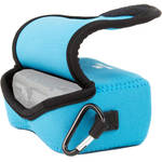 MegaGear Ultralight Neoprene Camera Case with Carabiner for Panasonic LUMIX DMC-LX10K (Blue) for the Panasonic LX10