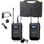 Movo Photo WMX-20 Camera-Mount Wireless Lavalier Microphone System (UHF: 556.71 to 595.66 MHz) for the Canon R10