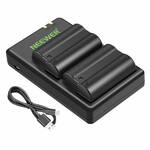 Neewer EN-EL15 Batteries (2-Pack) & Dual USB Charger Kit for the Nikon D780