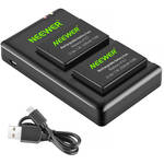 Neewer LP-E17 Battery 2-Pack with Dual USB Charger (1250mAh) for the Canon RP