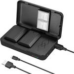 Neewer NP-FZ100 Rechargeable Batteries (2-Pack) and Multifunction Dual Charger Kit for the Sony A9 II