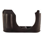 Oberwerth Tagcase Casual Line Leder for Leica Q3 (Brown with Black Lining) for the Leica Q3