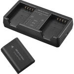 OM SYSTEM SBCX-1 Lithium-Ion Battery and Charger Kit for the Ricoh GR IV Monochrome