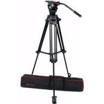 OZEN Agile 5 Mini E-Z Load 75mm Fluid Head & 2-Stage Aluminum Tripod System for the Blackmagic Cinema 6K