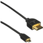 Pearstone HDD-103 High-Speed Micro-HDMI to HDMI Cable with Ethernet (3') for the Olympus E-M1 III