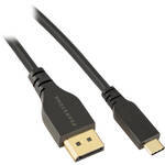 Pearstone USB Type-C Male to DisplayPort Male 8K Cable (10') for the Hasselblad X2D II