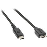 Pearstone USB-C Male to USB Micro-B Male USB 3.2 Gen 1 Cable (10') for the OM System OM-5