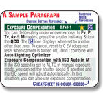 PhotoBert Cheatsheet for Canon EOS RP Mirrorless Camera for the Canon RP