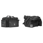 PortaBrace DVO2R-QS-M4 DV Case with QS-M4 Quick Slick Mini Rain Cover (Black) for the Z CAM E2-F6 II 6K