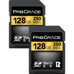 ProGrade Digital 128GB UHS-II SDXC Memory Card (2-Pack) for the Blackmagic 6K Pro