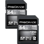 ProGrade Digital 64GB UHS-II SDXC Memory Card (2-Pack) for the Blackmagic 6K Pro
