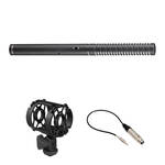 RODE NTG2 Shotgun Microphone Kit with Shockmount and XLR to 3.5mm Cable for the Canon M3