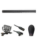 RODE NTG2 Shotgun Microphone Kit with Shoe Shockmount, Windshield, and XLR Cable for the Sony FX9