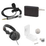 RODE smartLav+ Two-Person Lavalier Outdoor Interviewer Kit for Mobile Devices (White) for the Nikon Z6 III