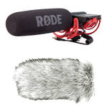 RODE VideoMic Camera-Mount Shotgun Microphone Kit with Dead Cat Windshield for the Canon R6 III