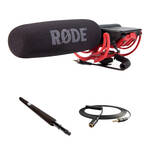 RODE VideoMic Camera-Mount Shotgun Microphone Kit with Micro Boompole and Extension Cable for the Panasonic FZ300
