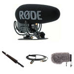 RODE VideoMic Pro+ Camera-Mount Shotgun Microphone Kit with Micro Boompole, Windshield, and Extension Cable for the Blackmagic PYXIS 12K