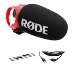RODE VideoMicro II Ultracompact Camera-Mount Shotgun Microphone Boompole Kit for the Panasonic GH6