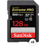 SanDisk 128GB Extreme PRO UHS-II SDXC Memory Card (2-Pack) for the Sony FX30