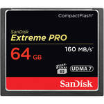SanDisk 64GB Extreme Pro CompactFlash Memory Card (160MB/s) for the Canon 1D X II