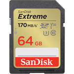 SanDisk 64GB Extreme UHS-I SDXC Memory Card for the Panasonic ZS200