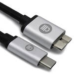 SecureData Micro-USB 3.2 Gen 2 Male to USB Type-C Male Cable (1') for the Leica SL