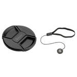 Sensei 105mm Center Pinch Snap-On Lens Cap and Cap Keeper Lens Cap Holder Kit for the Sony FE 400-800mm F6.3-8