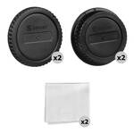 Sensei Body Cap and Rear Lens Cap Kit for Canon EOS for the Canon 1D X III