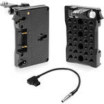 SHAPE Pivoting Battery Plate for Blackmagic Design PYXIS 6K (Gold Mount) for the Blackmagic PYXIS 12K