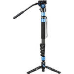 Sirui P-325FL 5-Section Carbon Fiber Monopod&nbsp;with VA-5 Compact Video Head for the Panasonic G100