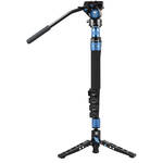 Sirui P-325FS 5-Section Carbon Fiber Monopod&nbsp;with VA-5 Compact Video Head for the Panasonic G100