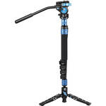 Sirui P-325FS Carbon Fiber Monopod with VA-5X Video Head Kit for the Canon R50 V
