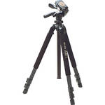 SLIK Pro 700 DX Tripod with 700DX 3-Way, Pan-and-Tilt Head (Black) for the Panasonic S1R