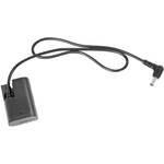 SmallRig 2.1mm DC Barrel to LP-E6 Dummy Battery Power Cable (23.6
