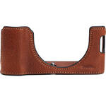 SmallRig Leather Half Case Kit for FUJIFILM X100VI (Brown) for the Fujifilm X100VI