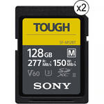 Sony 128GB SF-M Tough Series UHS-II SDXC Memory Card (2-Pack) for the Leica TL2
