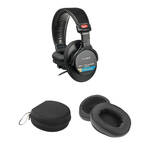 Sony MDR-7506 Headphones With Deep Earpads and Carrying Case Kit for the Z CAM E2-F6 II 6K