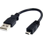 StarTech USB 2.0 Type-A to Micro-USB Cable (Black, 6