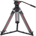 Teris TS100CF-Q Fluid Head & Tripod Kit (Carbon Fiber) for the Blackmagic PYXIS 12K