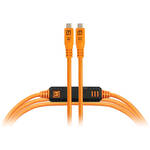 Tether Tools TetherPro Optima USB-C Cable (15', High-Visibility Orange) for the Nikon Z5 II