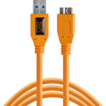 Tether Tools TetherPro USB 3.0 Male Type-A to USB 3.0 Micro-B Cable (15', Orange) for the Pentax 645Z