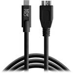 Tether Tools TetherPro USB Type-C Male to Micro-USB 3.0 Type-B Male Cable (15', Black) for the Fujifilm GFX 100S