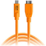 Tether Tools TetherPro USB Type-C Male to Micro-USB 3.0 Type-B Male Cable (15', Orange) for the Pentax 645Z