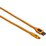 Tether Tools TetherPro USB Type-C Male to USB 3.0 Type-A Male Cable (15', Orange) for the Fujifilm GFX 100