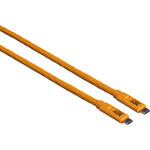 Tether Tools TetherPro USB Type-C Male to USB Type-C Male Cable (15', Orange) for the Ricoh GR IV Monochrome