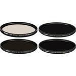 Tiffen 77mm Indie Plus HV Filter Kit (1.5, 1.8, 2.1 Neutral Density and Ultra Circular Polarizer Filters) for the Panasonic S 24-105mm F4