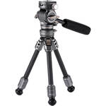 Tilta VT03 Tabletop Video Fluid Head with 1-Stage Carbon Fiber Tripod Legs (Space Gray) for the Sony A7S