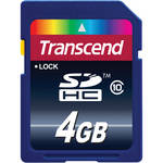 Transcend 4GB SDHC Memory Card Class 10 for the Kodak AZ528