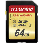 Transcend 64GB UHS-1 SDXC Memory Card (Speed Class 3) for the Fujifilm XF10